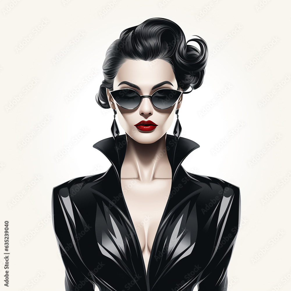 Portrait of the woman witch and vampire, Halloween and the evil force, the concept of guile and betrayal Portrait of the woman witch and vampire, Halloween and the evil force, the concept of guile and betrayal