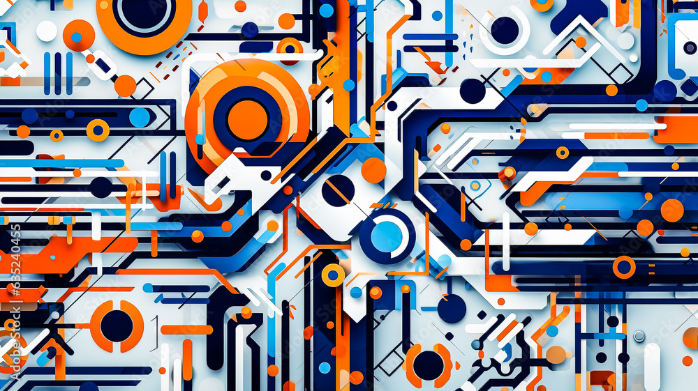 Arrière plan technologique et technique - Générative IA Arrière plan technologique et technique - Générative IA