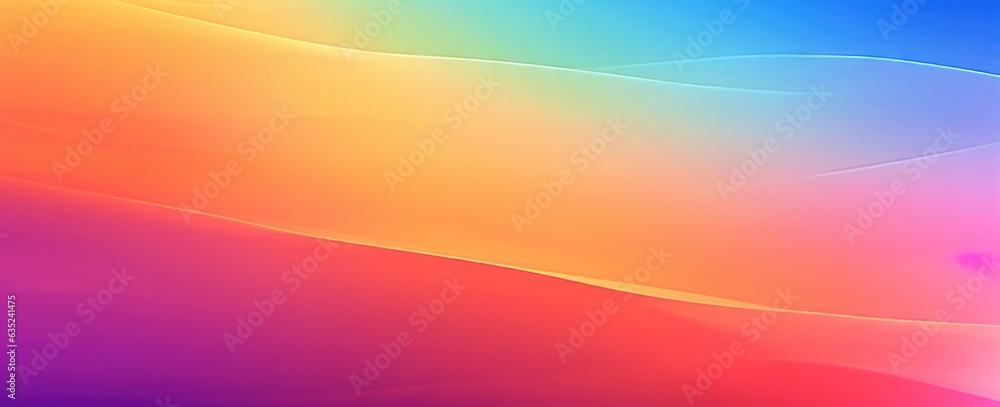 abstract background with stripes in orange, yellow, green and blue