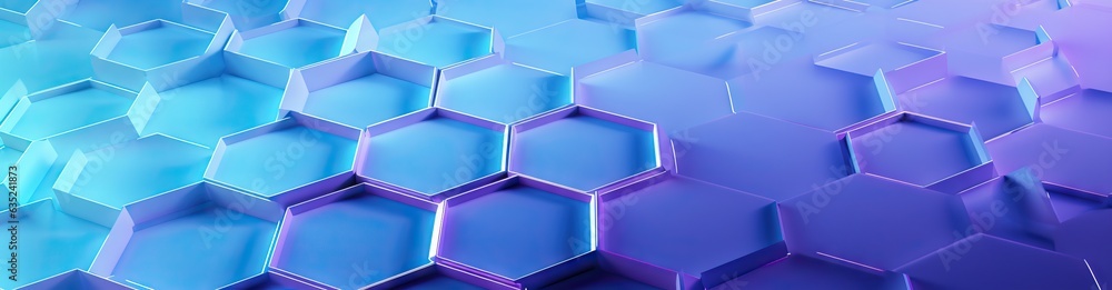 blue and purple hexagons on a background, in the style of lightbox, thin steel forms, light silver and sky-blue blue and purple hexagons on a background, in the style of lightbox, thin steel forms, light silver and sky-blue