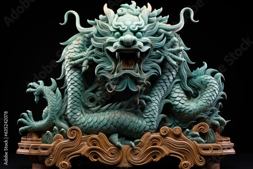 chinese dragon sculpture