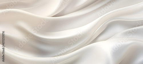 white satin fabric background © Darya