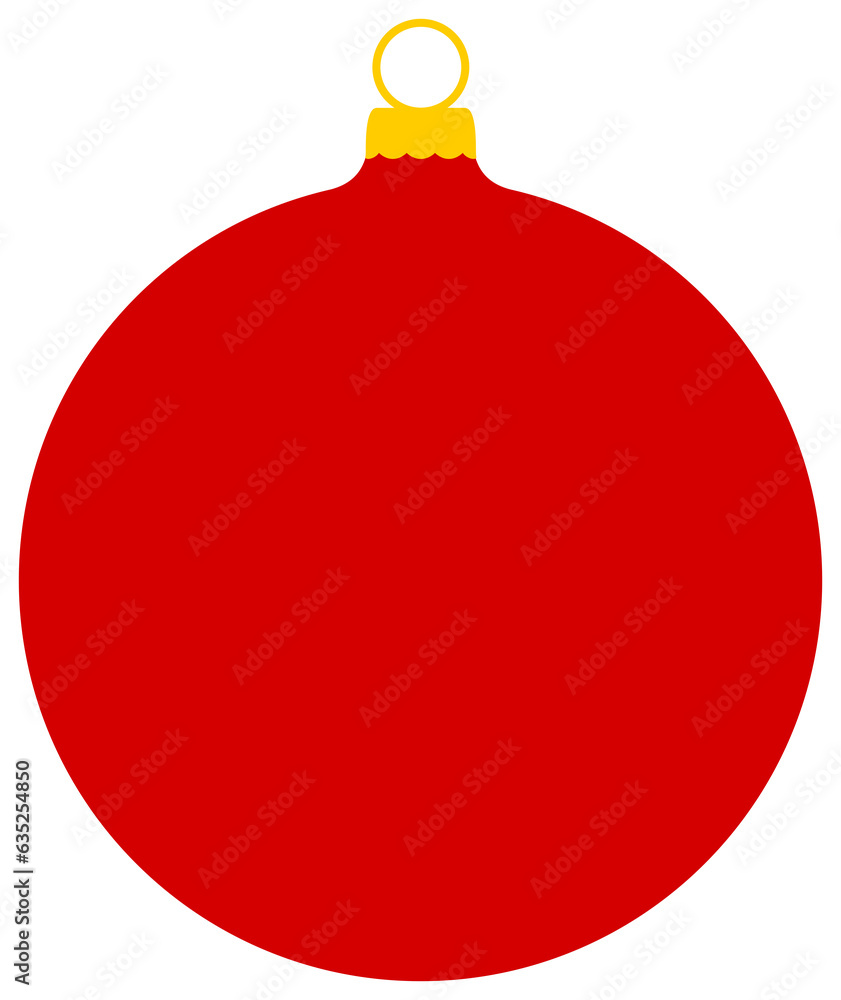 Red christmas ball icon. Xmas symbol. Red christmas ball icon. Xmas symbol.