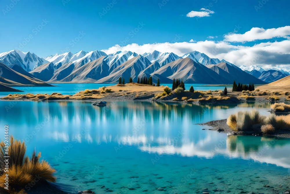 Fototapeta premium lake in the mountains