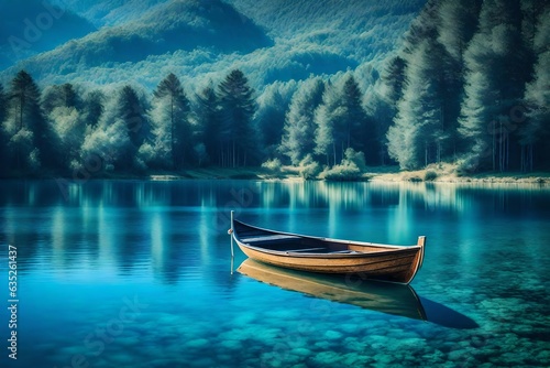 boat on the lake © eye-catching