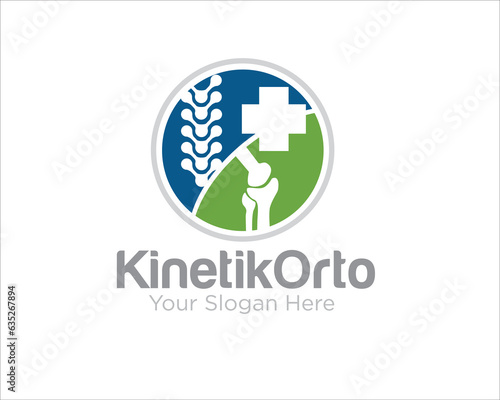 kinetic orthodontic logo designs simple medical service
