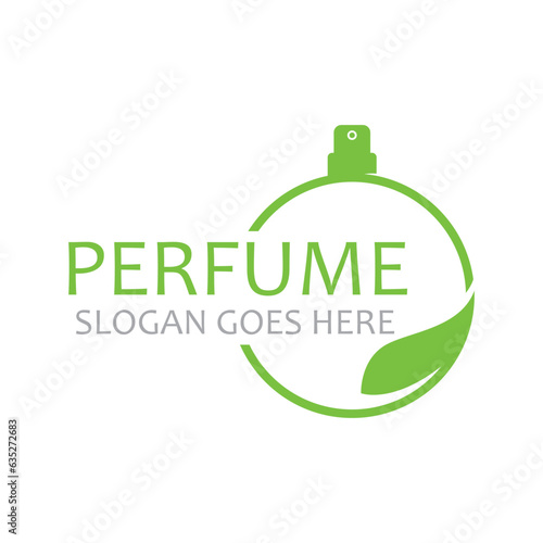 perfume logo vector icon simple illustration
