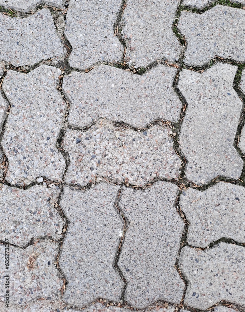 Obraz premium Texture background Tiles flooring sidewalk