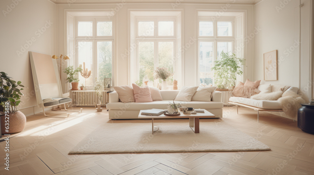 living room, clean room, white interior living room, clean room, white interior