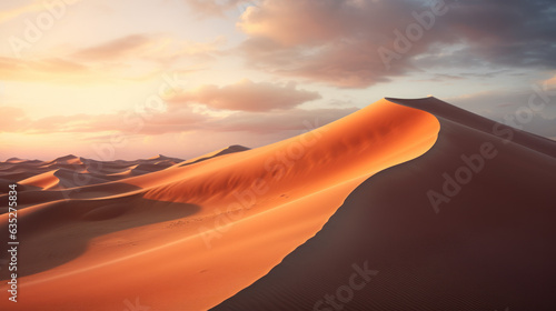 The realist of desert curve only landscape