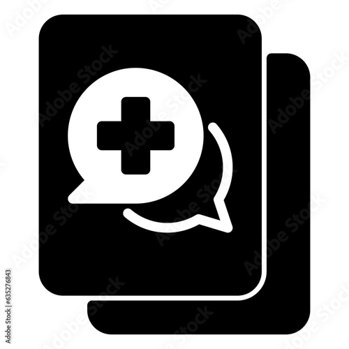 consult icon, glyph icon style