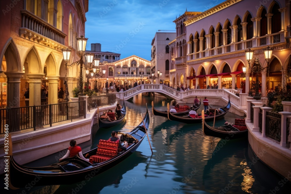 Venice in Vegas: A Glimpse of Serenity along the Canals
