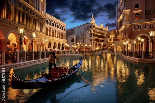 Canals of Tranquility: Serene Venetian Scenes in Las Vegas  © Lucija