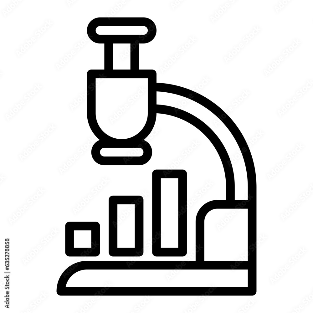 research icon, line icon style research icon, line icon style