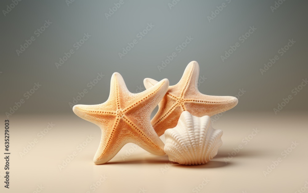 starfish and shells