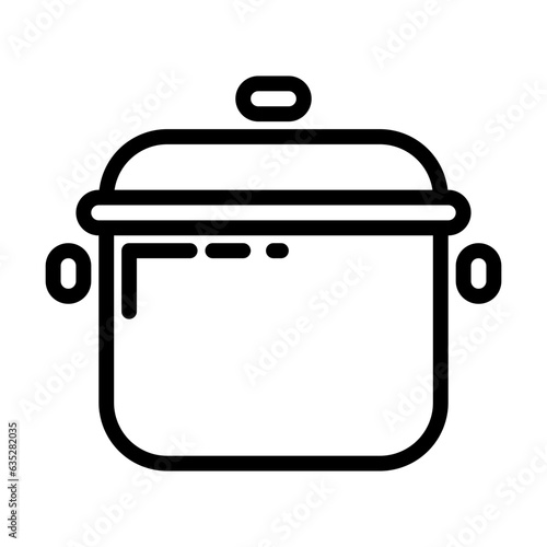 kitchen icon, line icon style
