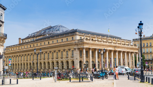 Quadro su tela Place de la comedie, Bordeaux, France