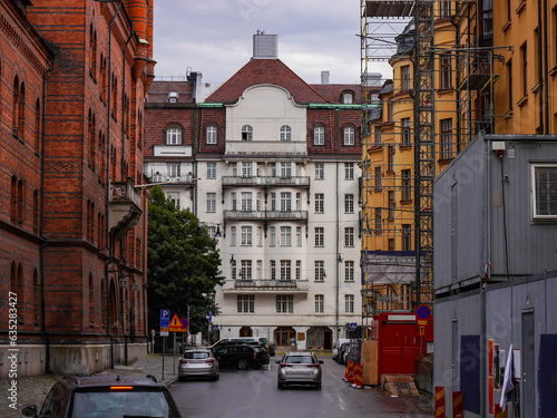 Photography old town street