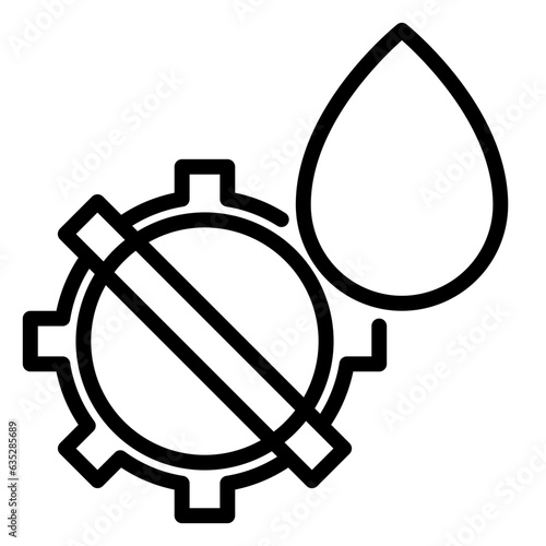 Antiseptic icon, line icon style