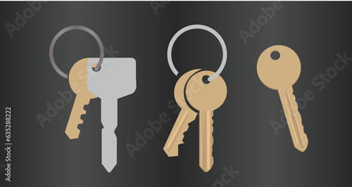 Keys Vector, House keys Icon