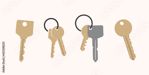 Keys Vector, House keys Icon