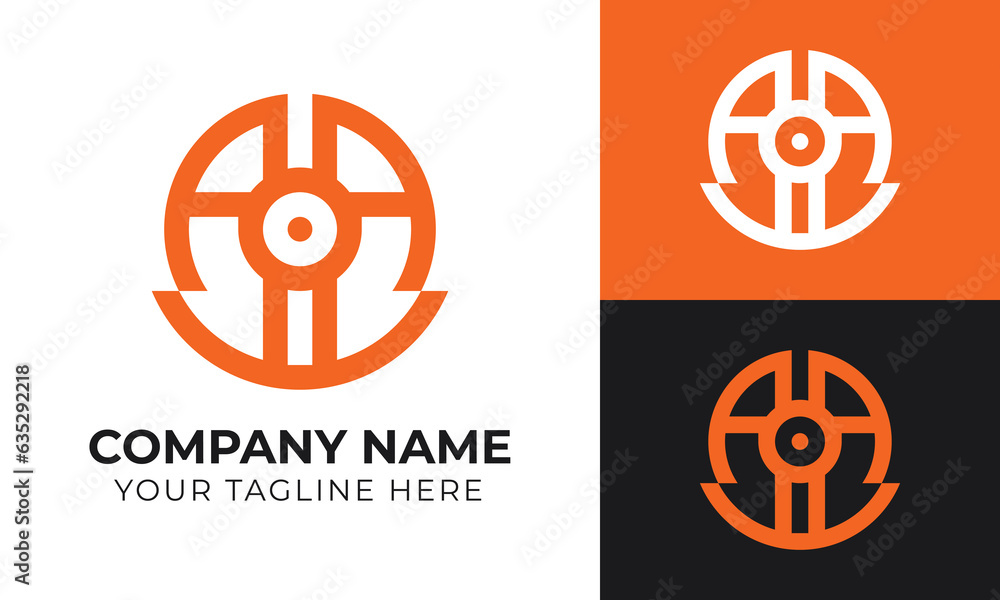 Corporate abstract modern minimal business logo design template Corporate abstract modern minimal business logo design template