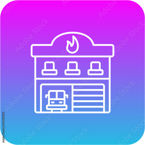 Fire Station Icon