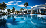 infinity pool at ivanhoe maldives resort