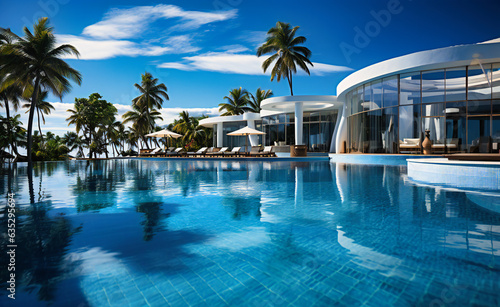 infinity pool at ivanhoe maldives resort