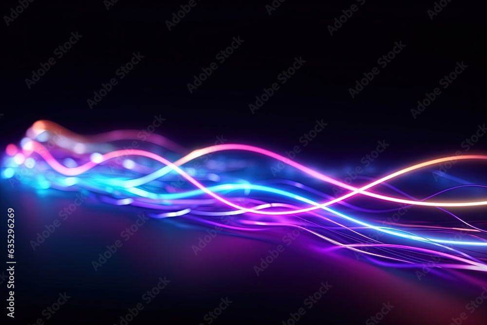 abstract futuristic background with pink blue glowing neon moving high speed wave lines and bokeh lights. Data transfer concept Fantastic wallpaper abstract futuristic background with pink blue glowing neon moving high speed wave lines and bokeh lights. Data transfer concept Fantastic wallpaper