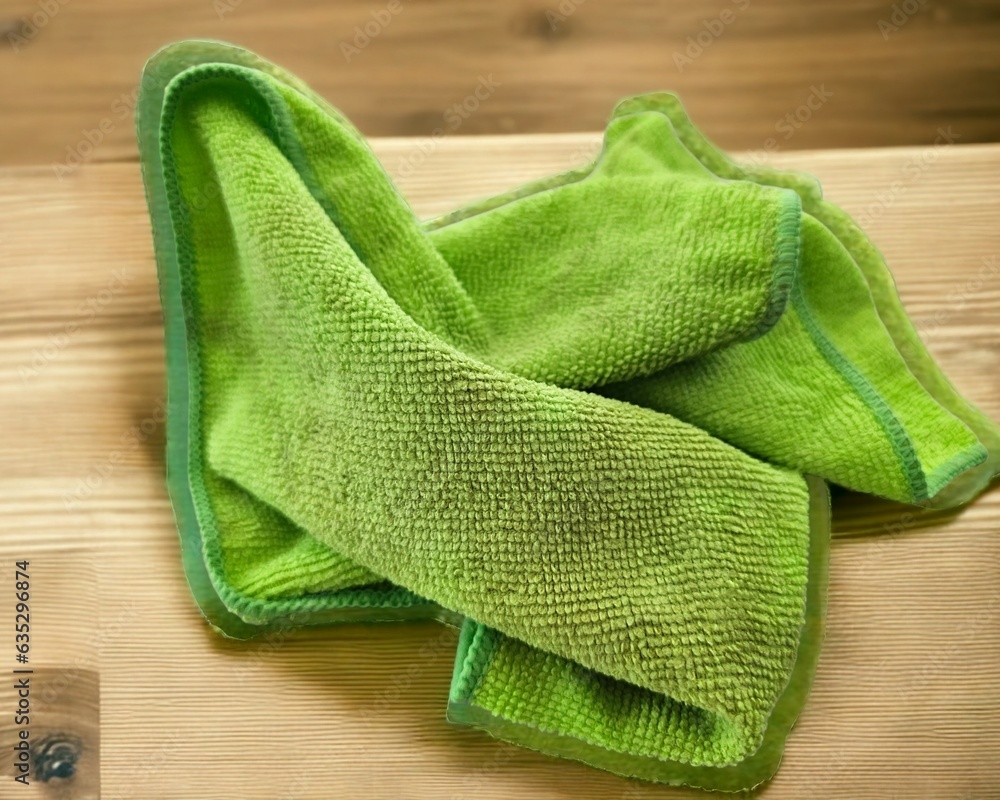 Fototapeta premium towel on a wooden table