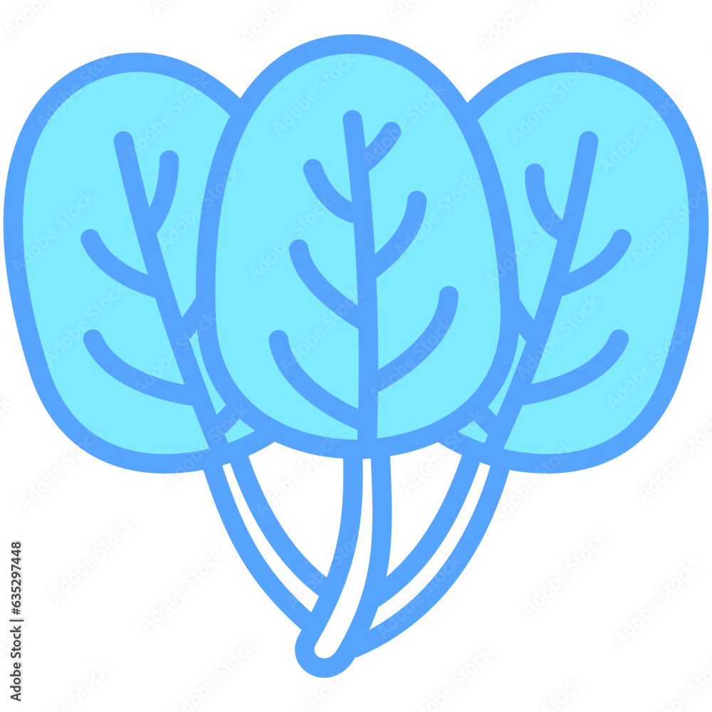 spinach icon often used in design, websites, or applications, banner, flyer to convey specific concepts related to healthy food. spinach icon often used in design, websites, or applications, banner, flyer to convey specific concepts related to healthy food.