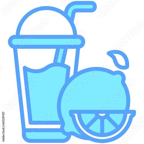smoothie icon often used in design, websites, or applications, banner, flyer to convey specific concepts related to healthy food.