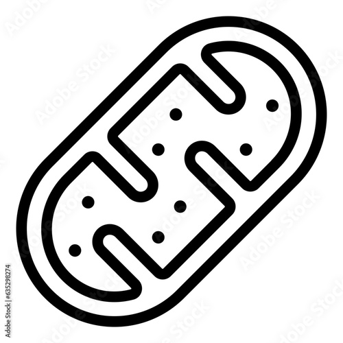 Slika na platnu Mitochondrion outline icon