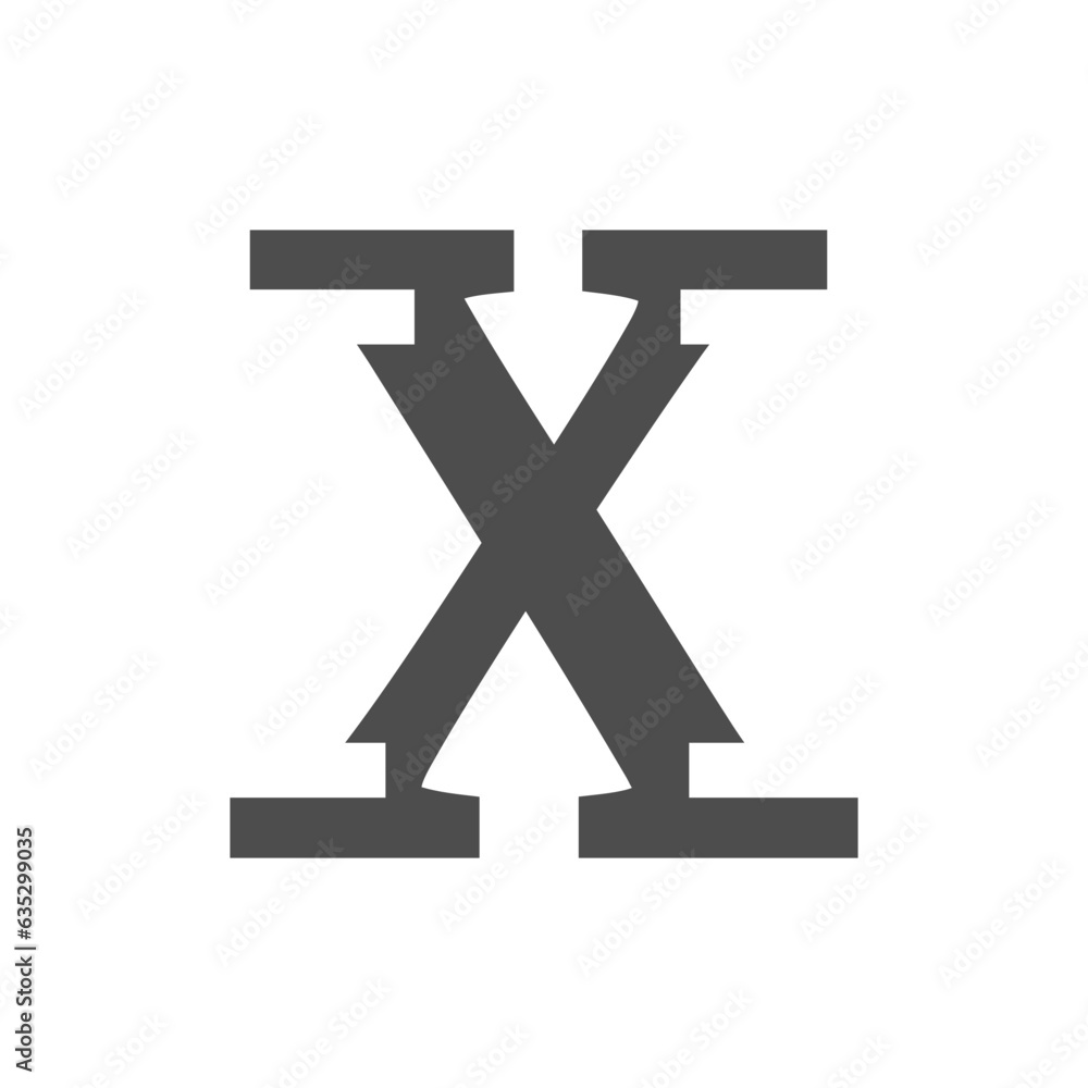 Obraz premium letter vector element design