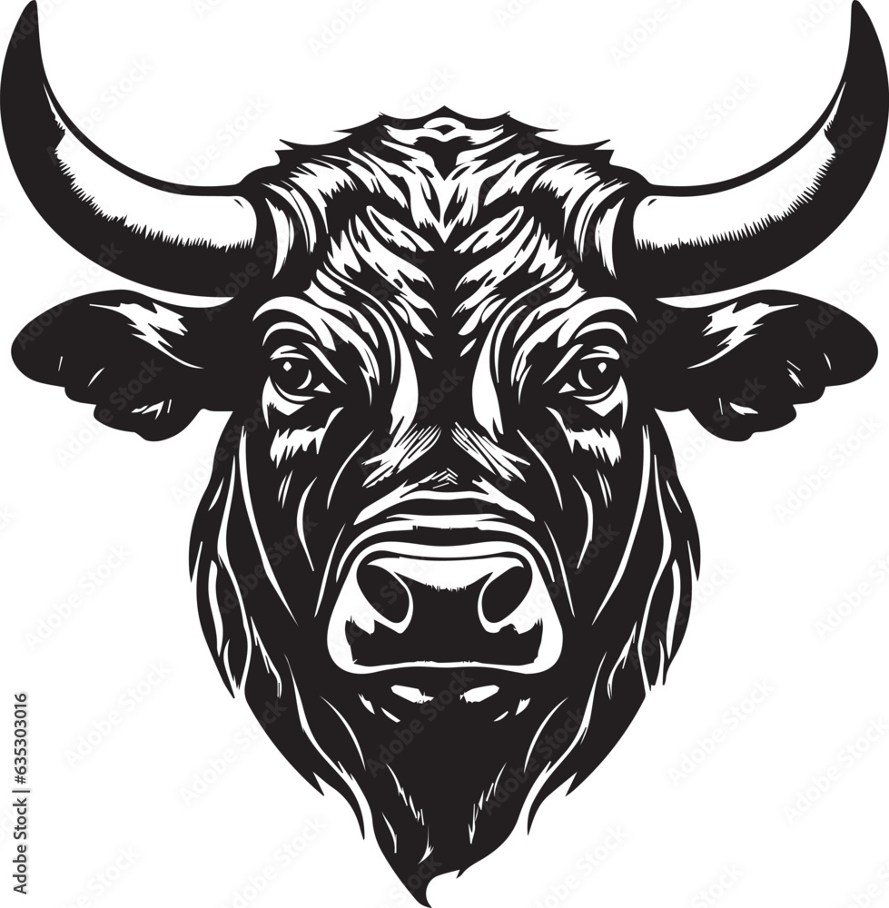 Bull Buck Cattle Head Horns Cow Animal Bull Buck Cattle Head Horns Cow Animal
