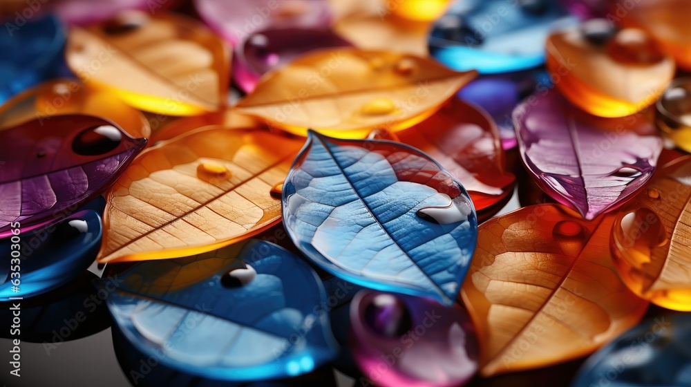colorful leaves autumn