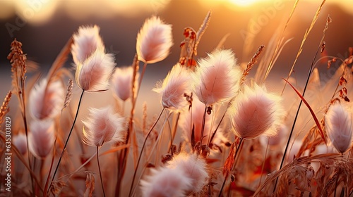 sunset in the field