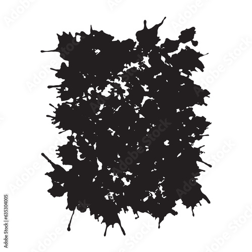 abstract black brush stroke.grunge brushstroke freehand ink decor. Black and white engraved ink art . Isolated ink expretions illustration element photo