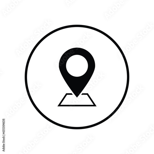 Free Download pin map sign icon vector - GFXLoad