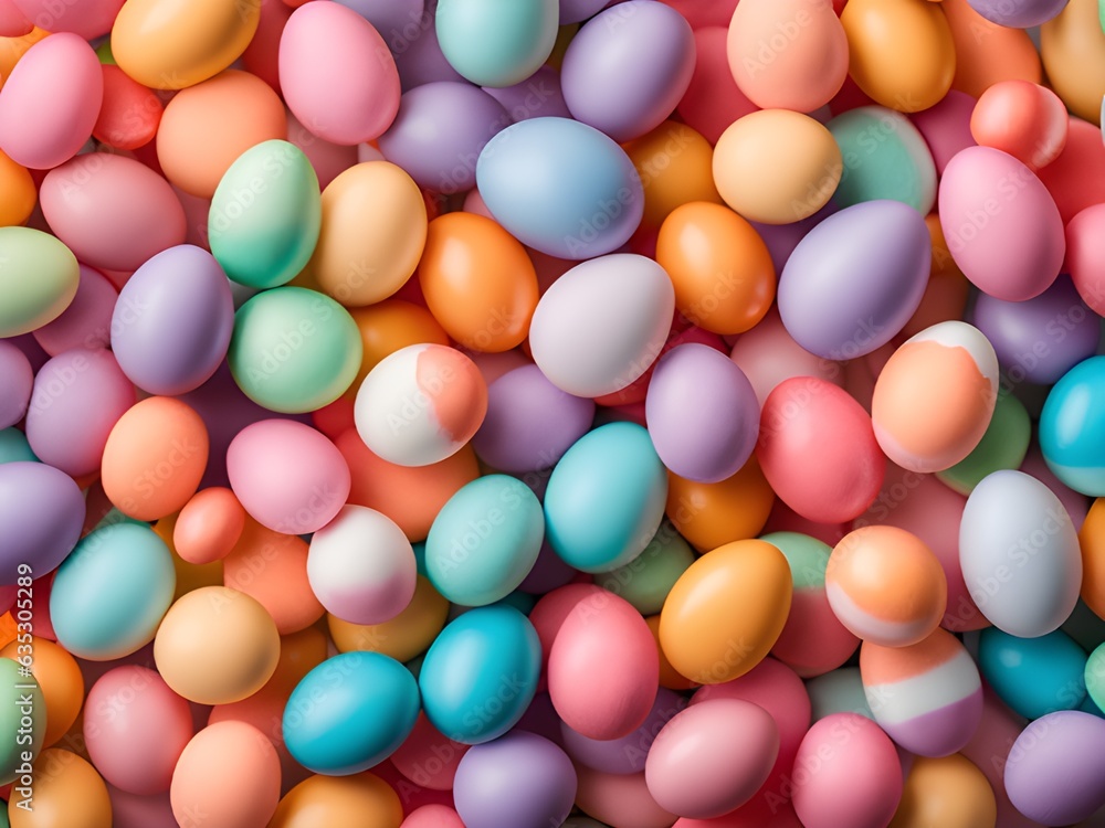 easter eggs background with copy space easter eggs background with copy space