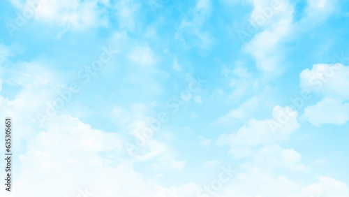 Blue sky background and white clouds soft focus. Blue sky with beautiful natural white clouds