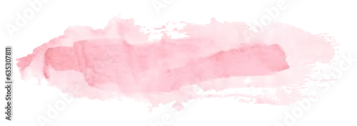 Panel kuchenny z motywem Pink watercolor background. Artistic hand paint. Isolated on transparent background.