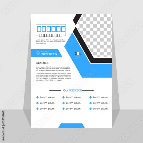 grow your business flyer design template bundle. take your business to the next level of poster . bundle, 3 in 1, a4 template, brochure design, cover, flyer, poster, print-ready