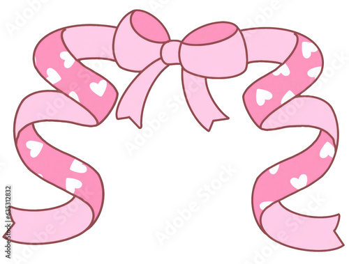 pink ribbon bow
