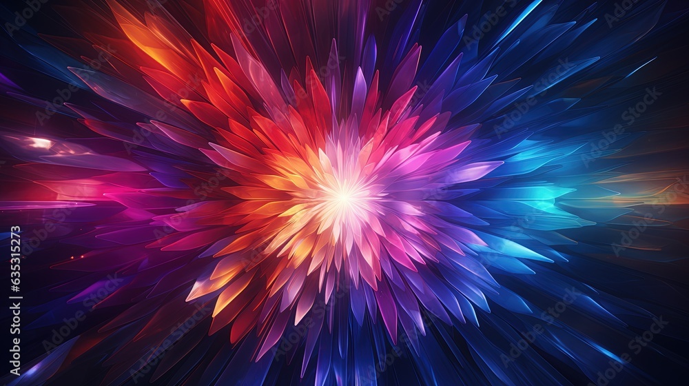 contemporary gradient kaleidoscope, digital art illustration, Generative AI contemporary gradient kaleidoscope, digital art illustration, Generative AI