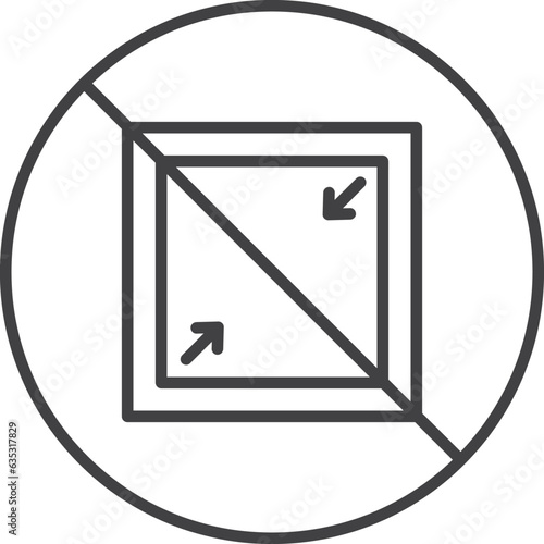 Fabric Specification Vector Icon - Anti Shrinkage