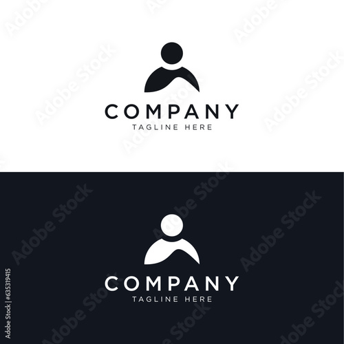 People and wave logo vector 