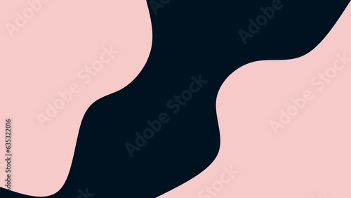Dynamic vector blobs, contrasting colors, bottom right & upper left