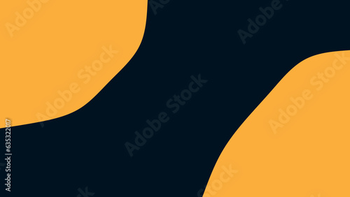 Dynamic vector blobs, contrasting colors, bottom right & upper left